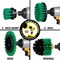 Drill Brush Power Scrubber By Useful Products 5 in W 5 in L Brush, Green G-S-E42O-QC-DB - alternate 7